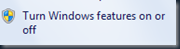 Turn Program Features On or Off