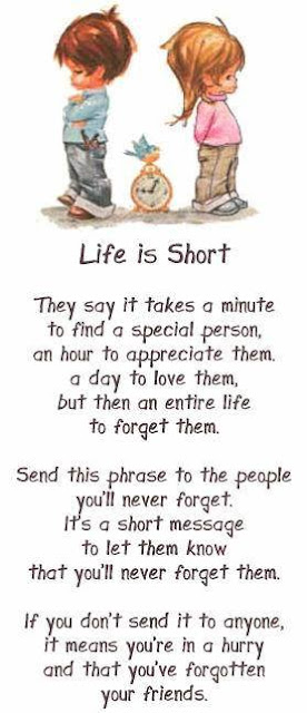 LIFE IS SHORT