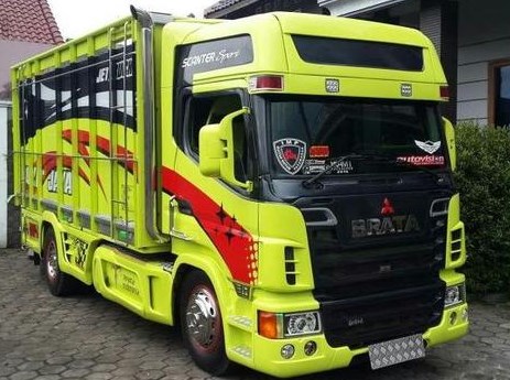 modifikasi truk canter5