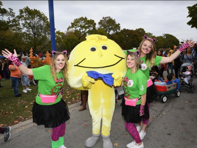 Halloween fun meeting a Lemonhead at Boo! at the Zoo