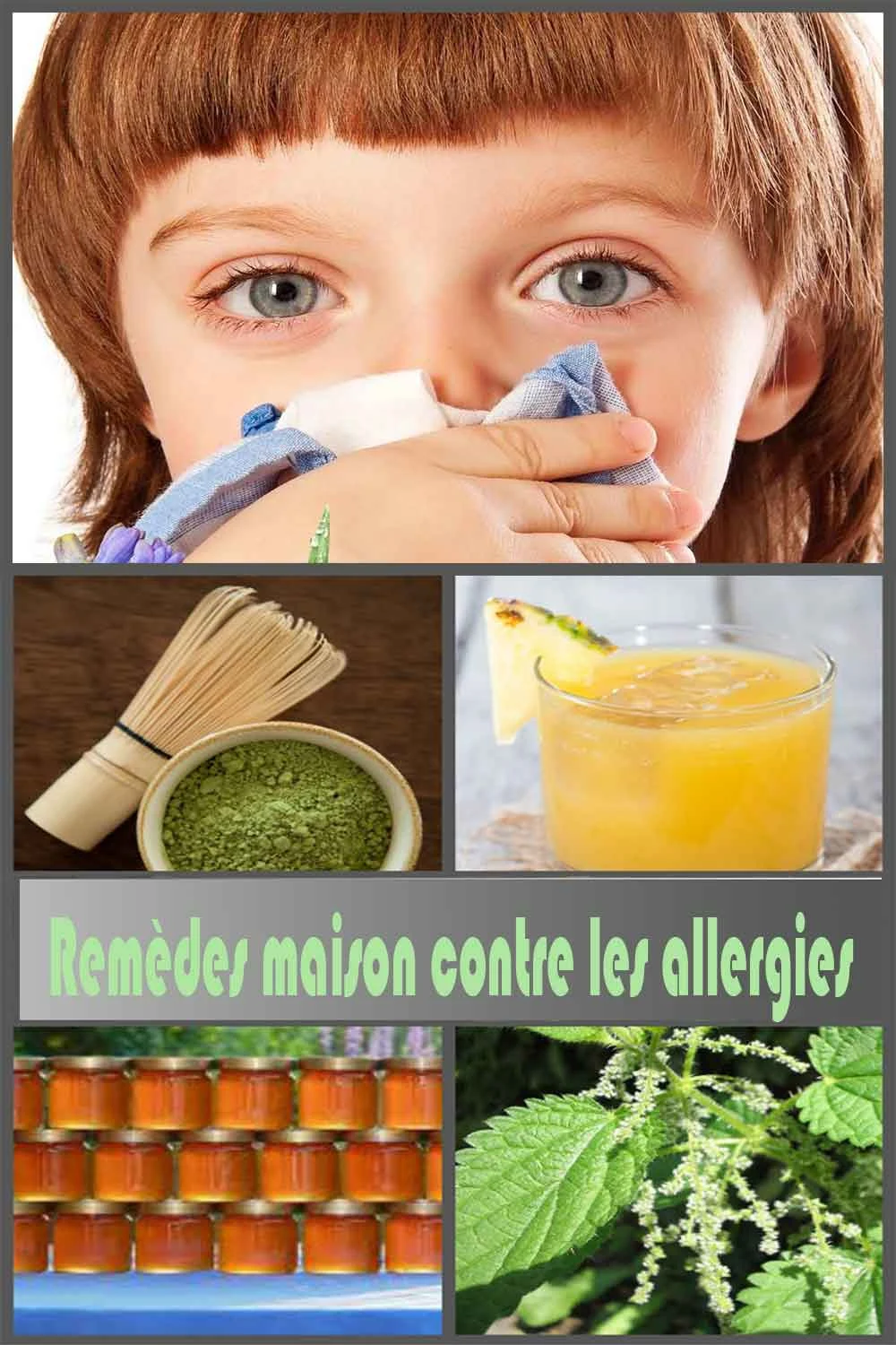 Remèdes maison contre les allergies