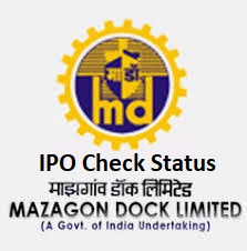 How to Check Mazagon Dock IPO Allotment Status Online