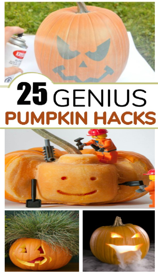 25+ GENIUS PUMPKIN HACKS! These are so clever! #pumpkinhacks #pumpkinuses #pumpkinideas #waystouseapumpkin #growingajeweledrose #activitiesforkids