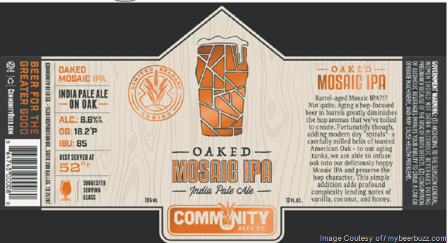 Community Beer Oaked Mosaic IPA, Brett’s Get It On & Silly Gose