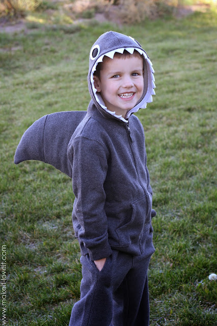 DIY Shark Costume