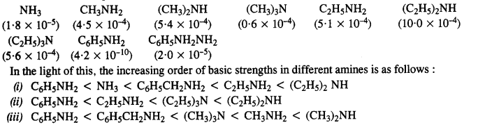 Solutions Class 12 Chemistry Chapter-13 (Amines)