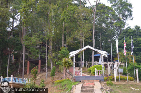 Laluan masuk ke tempat penginapan RPP Tasik Kenyir