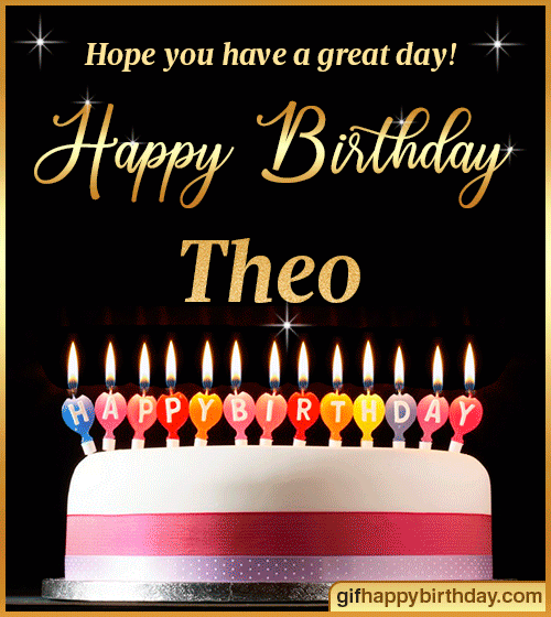 Wish Happy Birthday Gifs With Name Theo