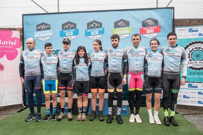 Los líderes del Trofeo Federación XCO no dieron opción en A Cañiza