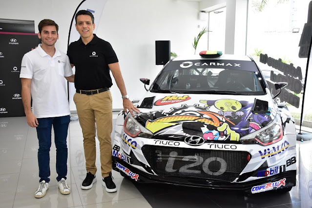 Bruno Bulacia correrá el Rally FIA Codasur en el impresionante Hyundai i20 NG R5, de la mano de Carmax