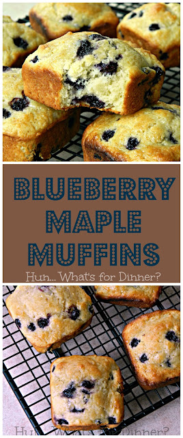 Secret Recipe Club- Blueberry Maple Muffins
