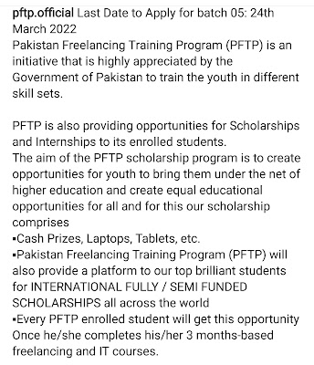Pakistan freelancing training program  register now