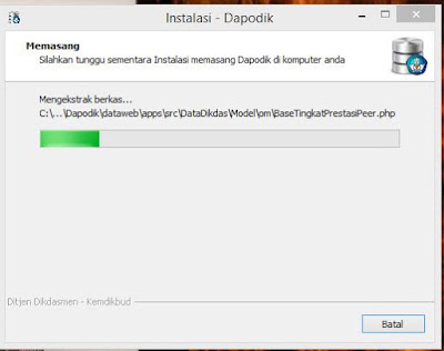 cara instal dapodik 2018b