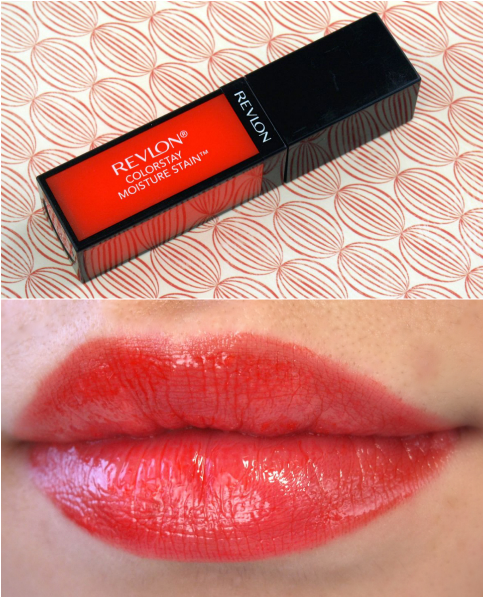Revlon ColorStay Moisture Stain Review and Swatches Miami Fever