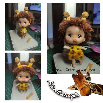 ASÍ ES COMO SE CUSTOMIZA UNA MUÑECA BJD MINI - EN JIRAFA.