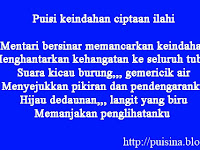 Puisi Indahnya Bumi dan Indahnya Bidadari Bumi