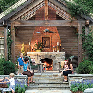 Outdoor Brick Fireplace6