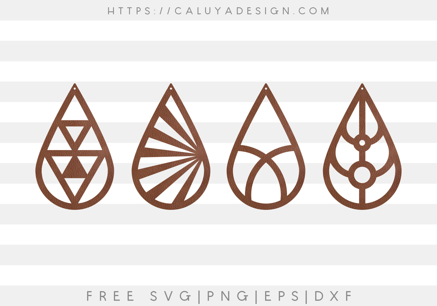 Download Free Svgs For Faux Leather Earrings