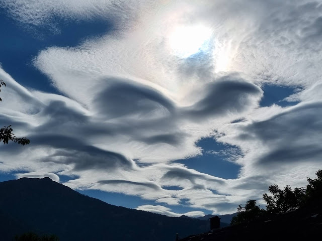 Föhnwolken am Himmel