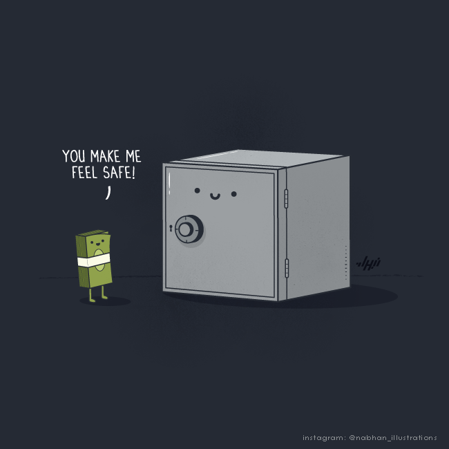 clever illustrations Safe!