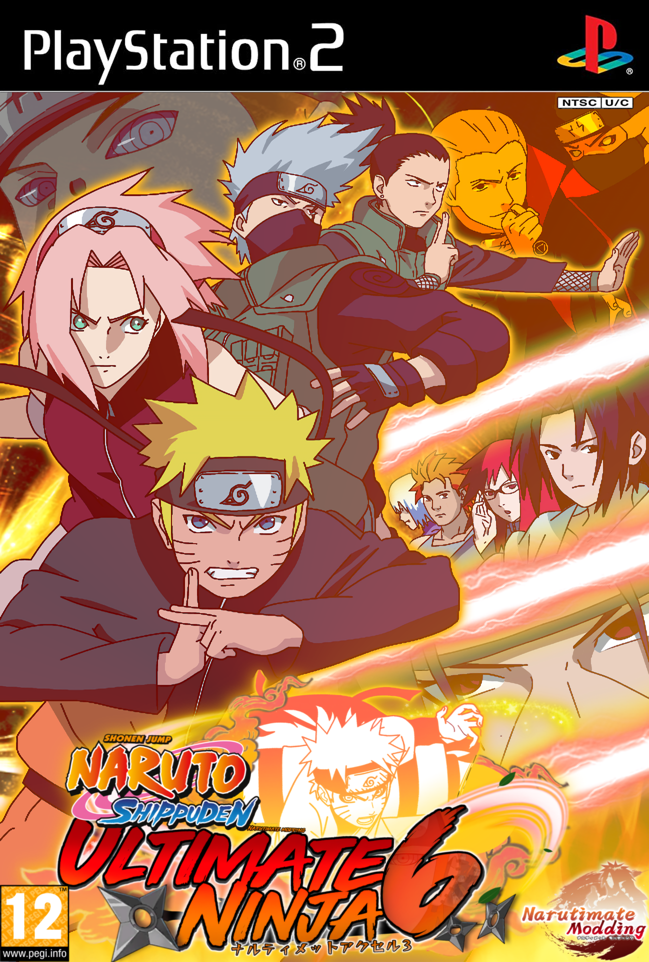 Jogo Naruto Ps2 Shippuden Ultimate Ninja 5 Patch Português