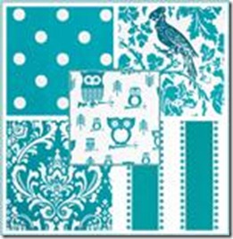 Fabric.TurquoiseandWhite