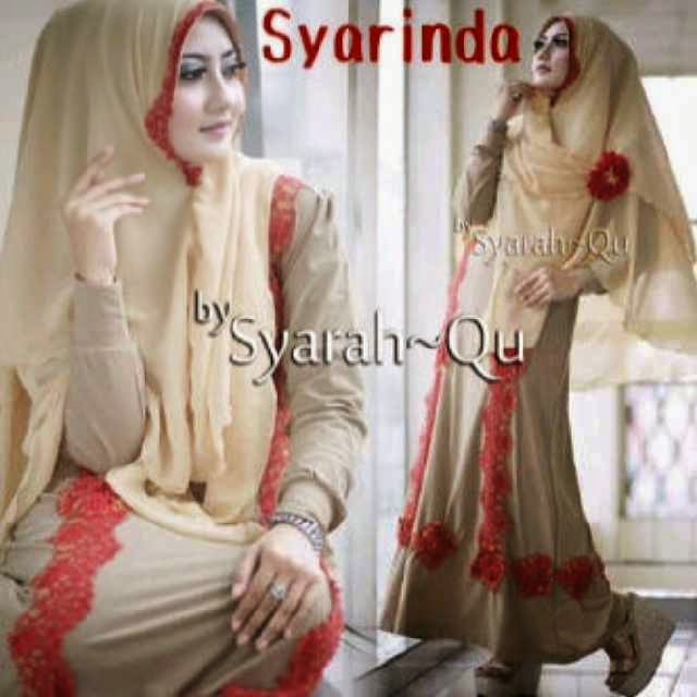  Model  Baju  Gamis Ibu2  Terbaru Syar i Syarinda By Syarah 