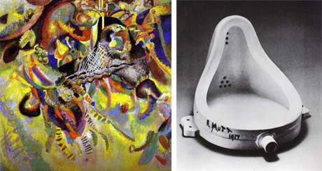 Art Talk - Foredrag om kunst. Wassily Kandinsky: Fuga, 1914 - Marcel Duchamp: Fountain