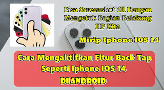 Cara Mengaktifkan Fitur Back Tap Di Android Seperti Iphone IOS 14