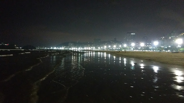 Praia - visao noturna