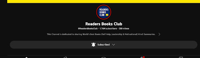 Best youtube Channels for book summary in hindi