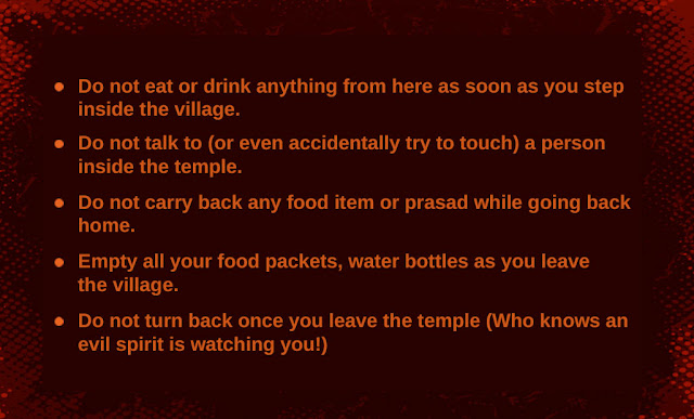 balaji temple do's and dont's