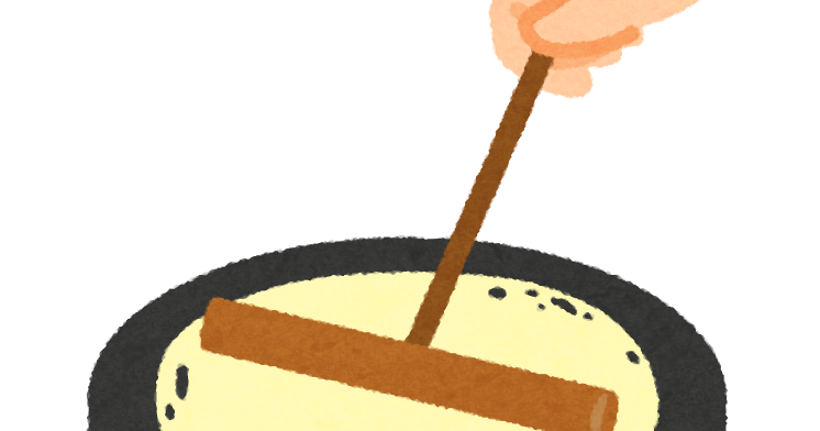 クレープを焼く鉄板のイラスト かわいいフリー素材集 いらすとや