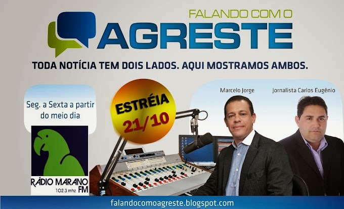 Falando com o Agreste estreia nesta segunda