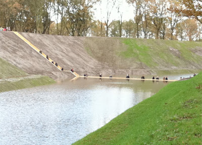 Sunken Pedestrian Bridge in the Netherlands