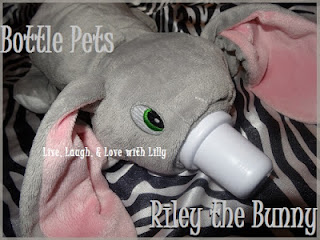 Riley, Bunny, Bottle Pets Review and Giveaway, LLLwithLilly