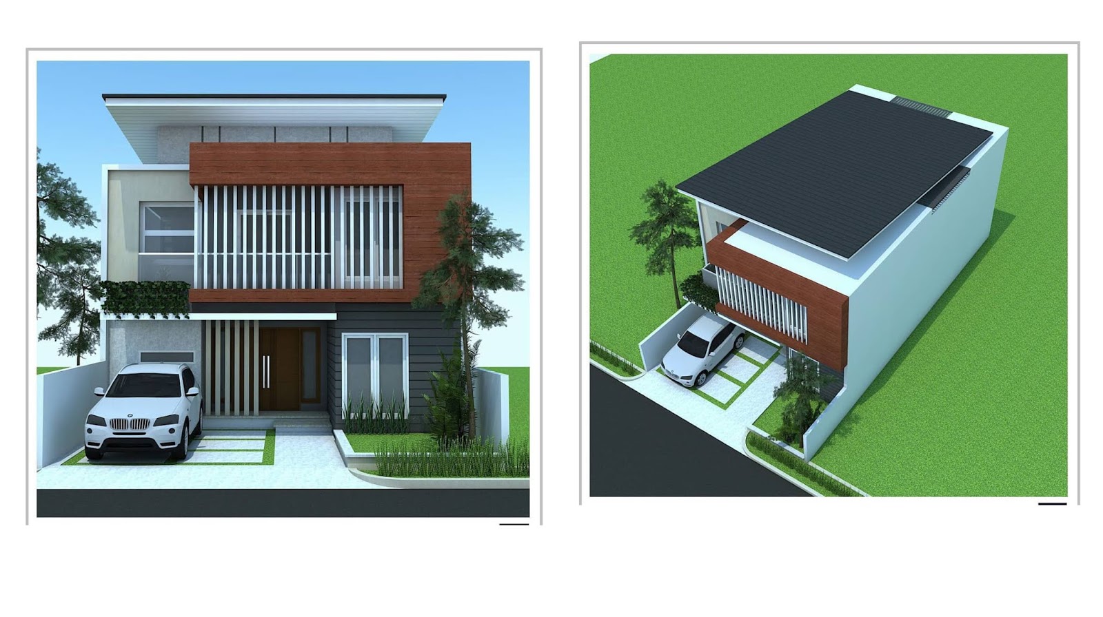 Kumpulan Inspirasi Desain Rumah Minimalis Modern Dengan Atap Datar Beserta Kelebihannya Homeshabbycom Design Home Plans