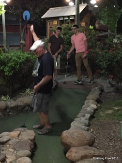 Tom finally got a hole in one!