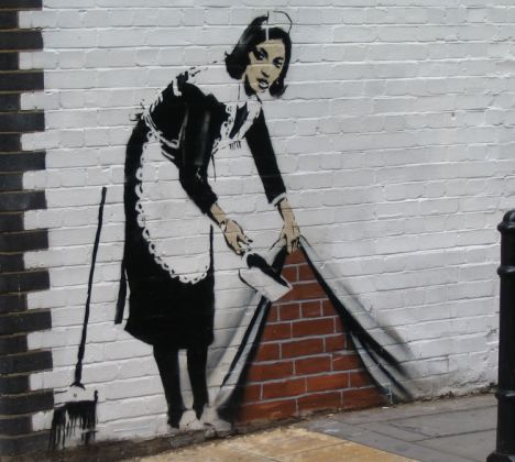 banksy graffiti stencils