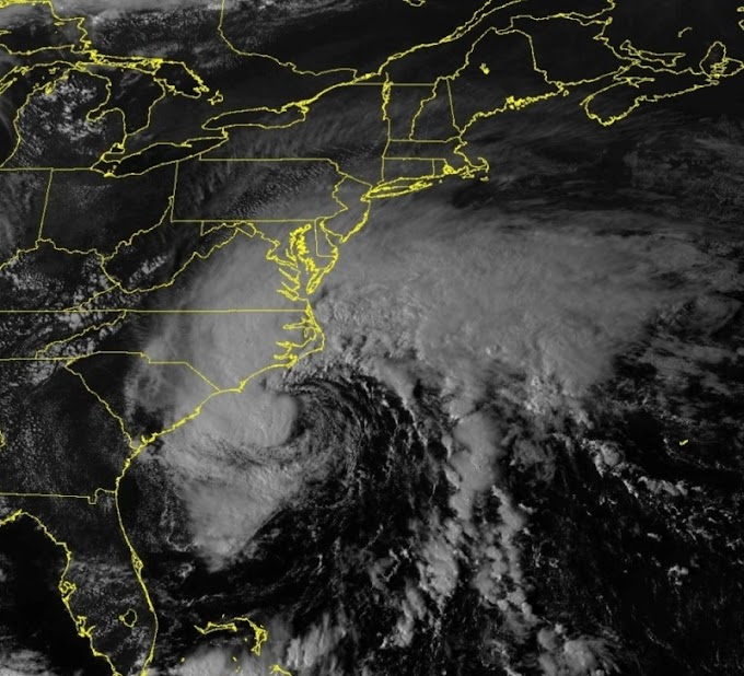 Tempestade tropical Ophelia atinge costa atlântica dos EUA