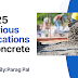 25 Various Applications for Concrete 