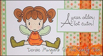 Ida's b'day card (close up)