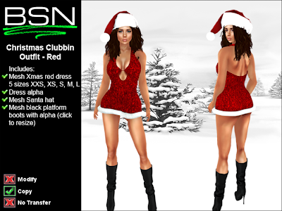 BSN Christmas Clubbin Outfit