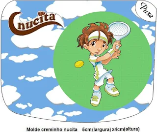 Tennis Boy Free Printable Nucita Labels.