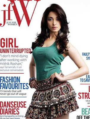 Actress Tamanna JFW magazine cover page stills