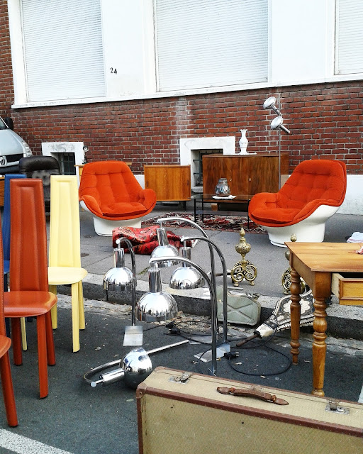 Fauteuils design / Brocante Amiens / Octobre 2015 / Photos Atelier rue verte /