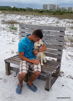 Nicolas and his doggy