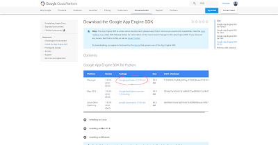 Google App Engine SDK for Python