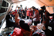 Pastikan Warga Dapat Bantuan Maksimal, Kapolri Tinjau Langsung Lokasi Gempa di Cianjur