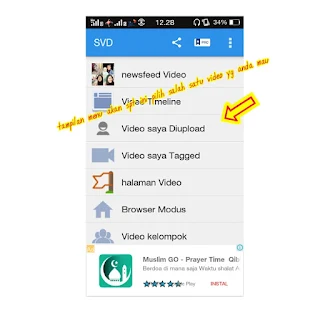 Tutorial Cara Mendownload Video Dari Aplikasi Facebook